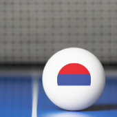Republika Srpska Flag Pingpongballen (Net)