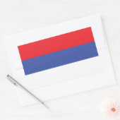 Republika Srpska Flag Rechthoekige Sticker (Envelop)