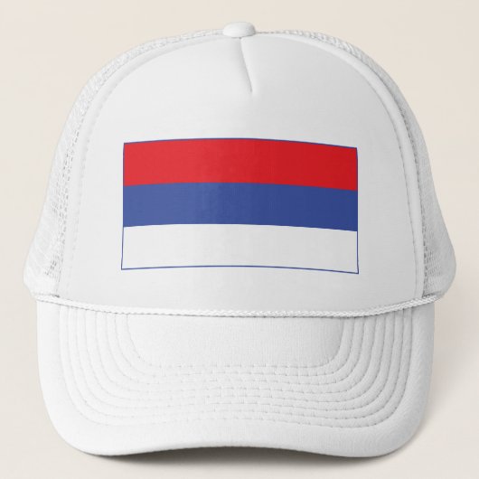 Republika Srpska Flag Trucker Pet (Voorkant)