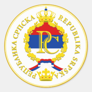 Republika Srpska Ronde Sticker