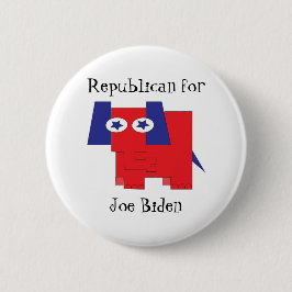 Republikein voor Joe Biden Ronde Button 5,7 Cm