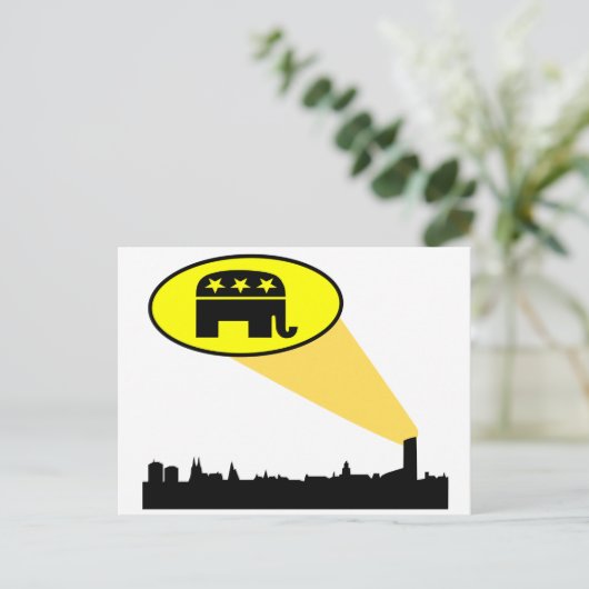 Republikeinen en Trump in uw land hebben u nodig Briefkaart (Staand voorkant)