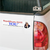 Republikeinen Hate Bumpersticker (Op Truck)