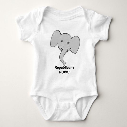 Republikeinen ROCK! Romper (Voorkant)