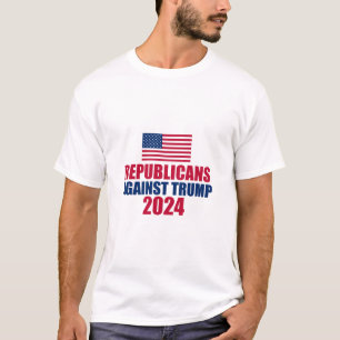 Republikeinen tegen Trump 2024 Verkiezingen T-shirt