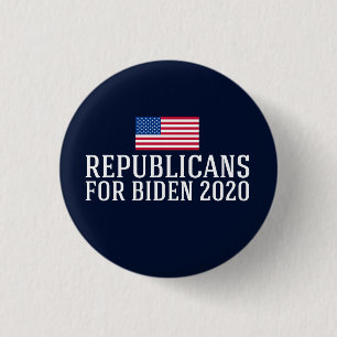 Republikeinen voor Biden 2020 Ronde Button 3,2 Cm
