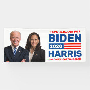 Republikeinen voor de Verkiezingsbanner Biden Harr Spandoek