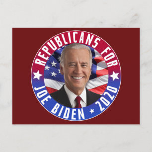 Republikeinen voor Joe Biden US President Foto 202 Briefkaart