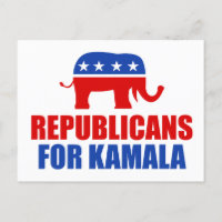 Republikeinen voor Kamala Harris Elephant