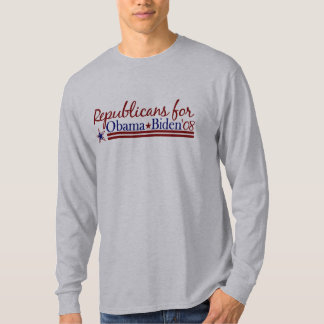 Republikeinen voor Obama Biden T-shirt