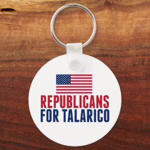 Republikeinen voor Talarico 2026 Verkiezing Sleutelhanger