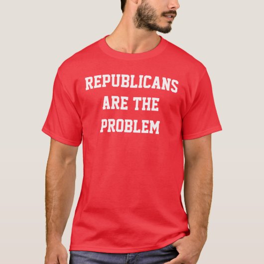 Republikeinen zijn het probleem t-shirt (Voorkant)