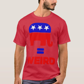 Republikeinen zijn raar t-shirt