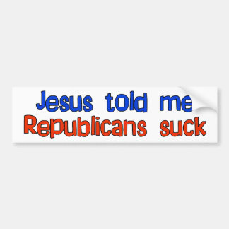 Republikeinen zijn waardeloos bumpersticker