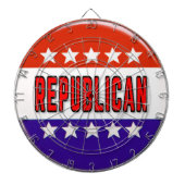 Republikeins Button Dartbord (Voorkant)