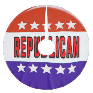 Republikeins Button Kerstboom Rok