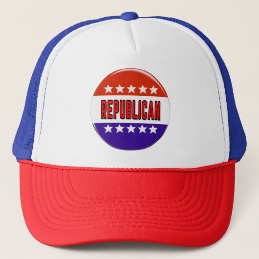 Republikeins Button Trucker Pet (Voorkant)