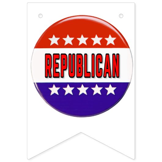 Republikeins Button Vlaggetjes (Tweede vlag)