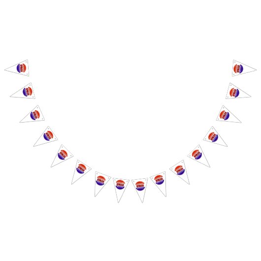 Republikeins Button Vlaggetjes (Alle)