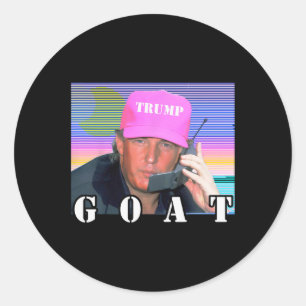 Republikeins conservatief Trump 2024 grappig Ronde Sticker