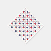 republikeins diamantpatroon servetten (Hoek)