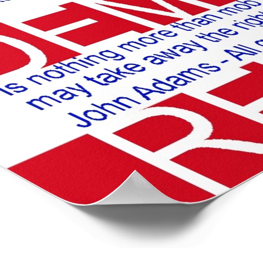 Republikeins Poster (Hoek)