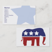 Republikeins - Zaken Visitekaartje (Voorkant / Achterkant)