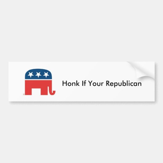 Republikeinse Bumpersticker (Voorkant)