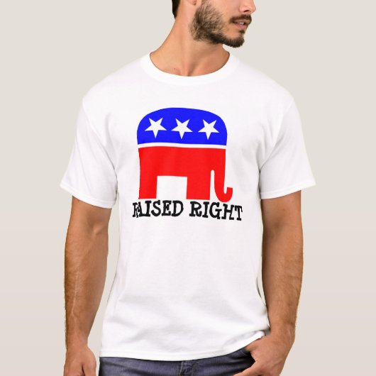Republikeinse conservatieve T-shirts (Voorkant)