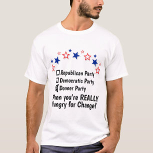 Republikeinse Democratische Donner Partij Funny Po T-shirt