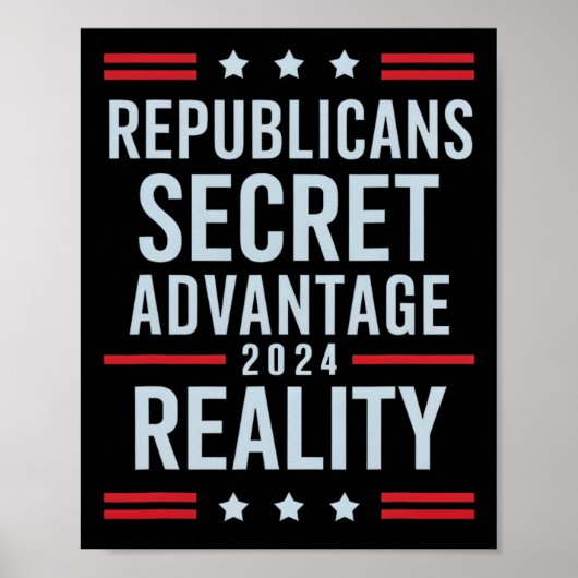 Republikeinse Geheime Voordeel Realiteit 2025 Poster (Voorkant)