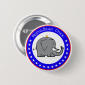 republikeinse griet ronde button 5,7 cm (Voorkant /achterkant)