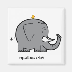 republikeinse kuikenmagneet magneet