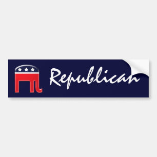 Republikeinse olifant bumpersticker