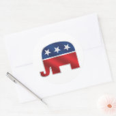 Republikeinse Olifant Sticker (Envelop)