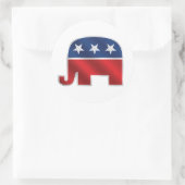 Republikeinse Olifant Sticker (Tas)