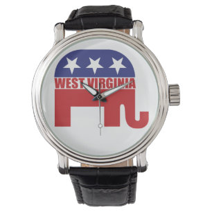 Republikeinse olifant uit West Virginia Horloge
