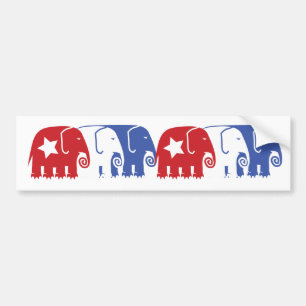 Republikeinse olifanten bumpersticker