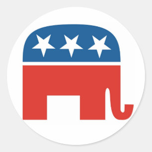 Republikeinse Partij 2012 Ronde Sticker