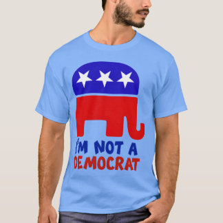 Republikeinse partij 70s vintage t-shirt