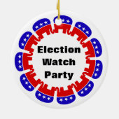 Republikeinse Partij van de Volkspartij Keramisch Ornament (Achterkant)