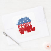 REPUBLIKEINSE PERRY VIERKANTE STICKER (Envelop)