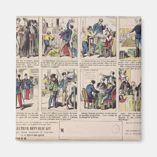 Republikeinse propaganda magneet (Voorkant)