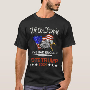 Republikeinse stem Trump 2024 We the People hebben T-shirt