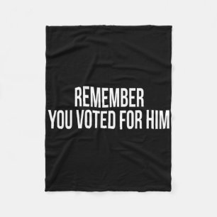 Republikeinse Trump Democraat Versnelling Uni  Fleece Deken