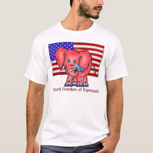 Republikeinse vrijheid van meningsuiting t-shirt
