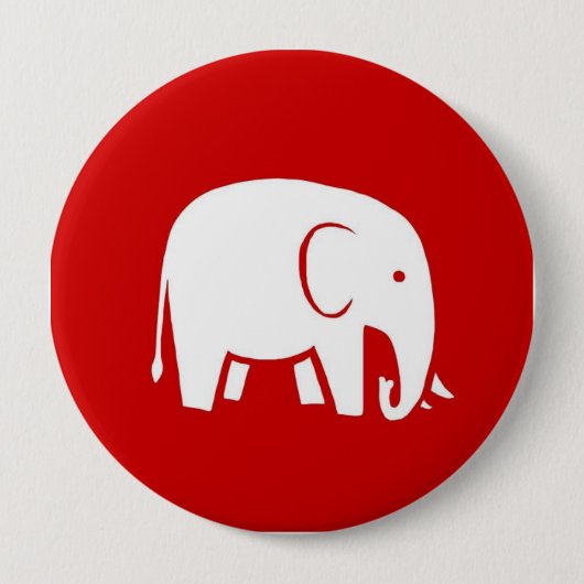 Republikeinse vrouwen voor Hillary Logo Button (Voorkant)