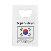 République Corée Drapeau sud-coréen Personnalisé (Dos)