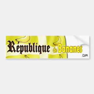 République de Bananes Bumpersticker