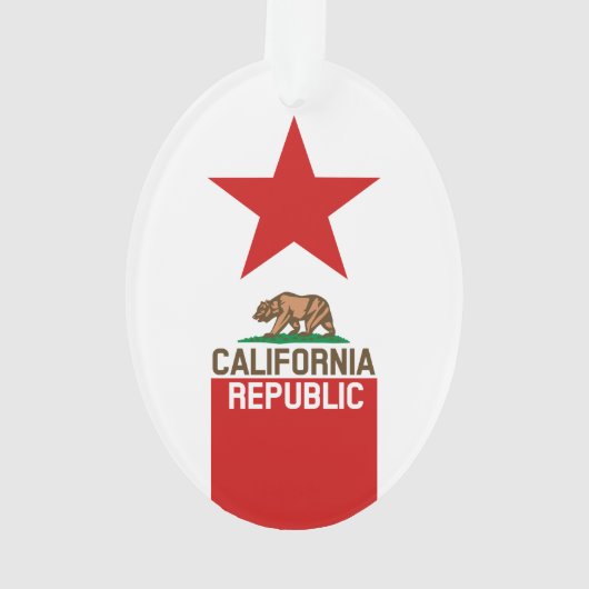 RÉPUBLIQUE DE CALIFORNIE Drapeau de l'État étoile  (dos)